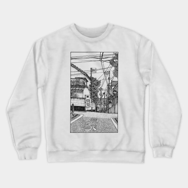 Street -Tokyo, Japan Crewneck Sweatshirt by Heymerac